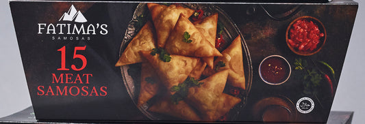 Fatima's 15 Meat Samosas pack