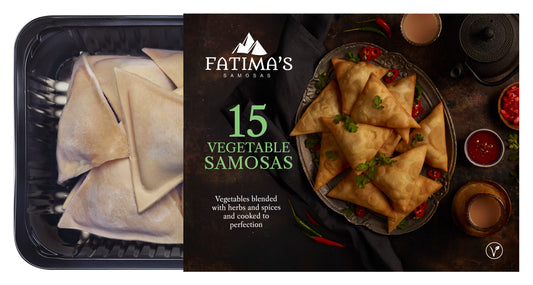 Fatima's 15 Vegetable Samosas Pack